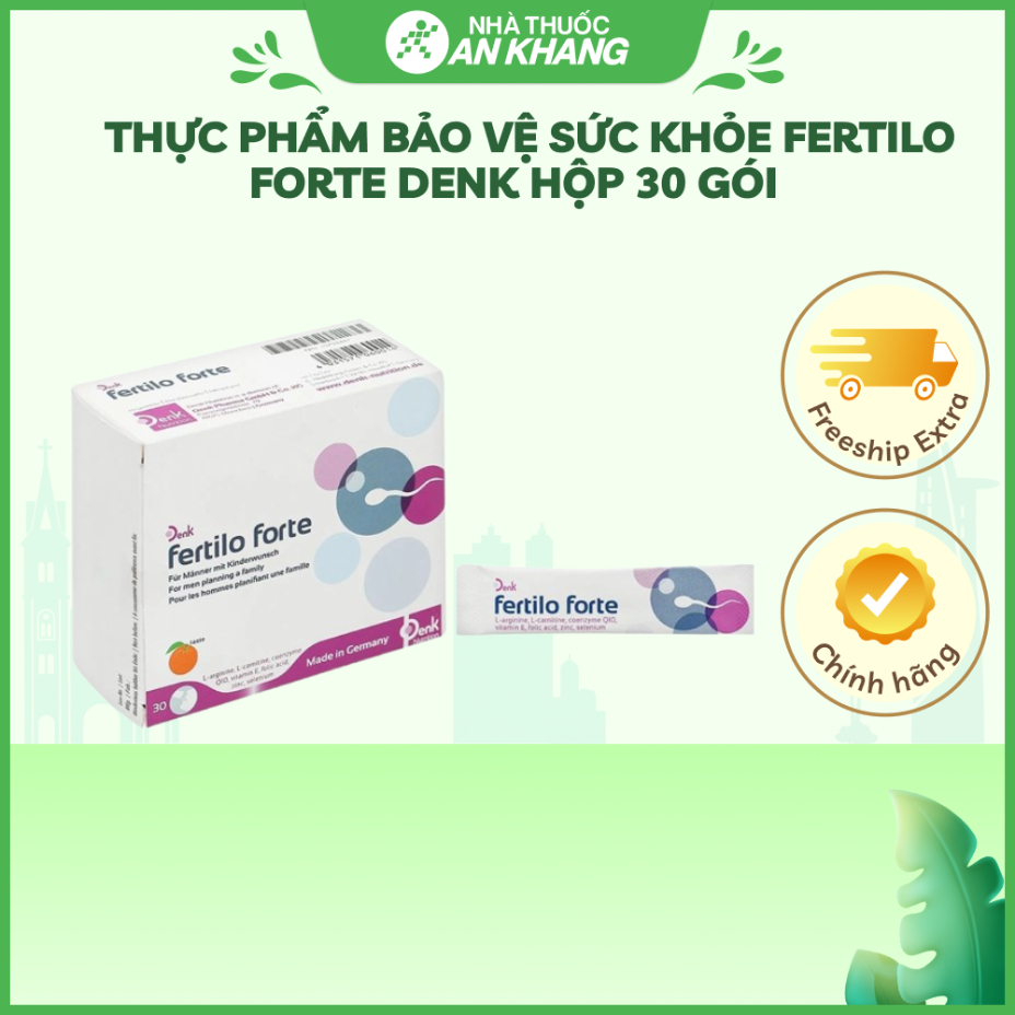 Thực Phẩm Bảo Vệ Sức Khỏe Fertilo Forte Denk Hộp 30 Gói