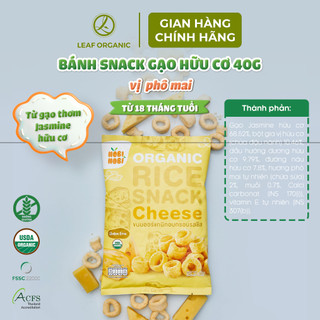 Bánh Snack Gạo Ăn Dặm Hữu Cơ Nobi Nobi 40g – Nhiều Vị, Giòn Tan, Bổ Dưỡng – Natural Market