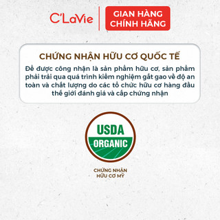 Hạt kê nếp hữu cơ C'LaVie 450g/200g/110g - Natural Market