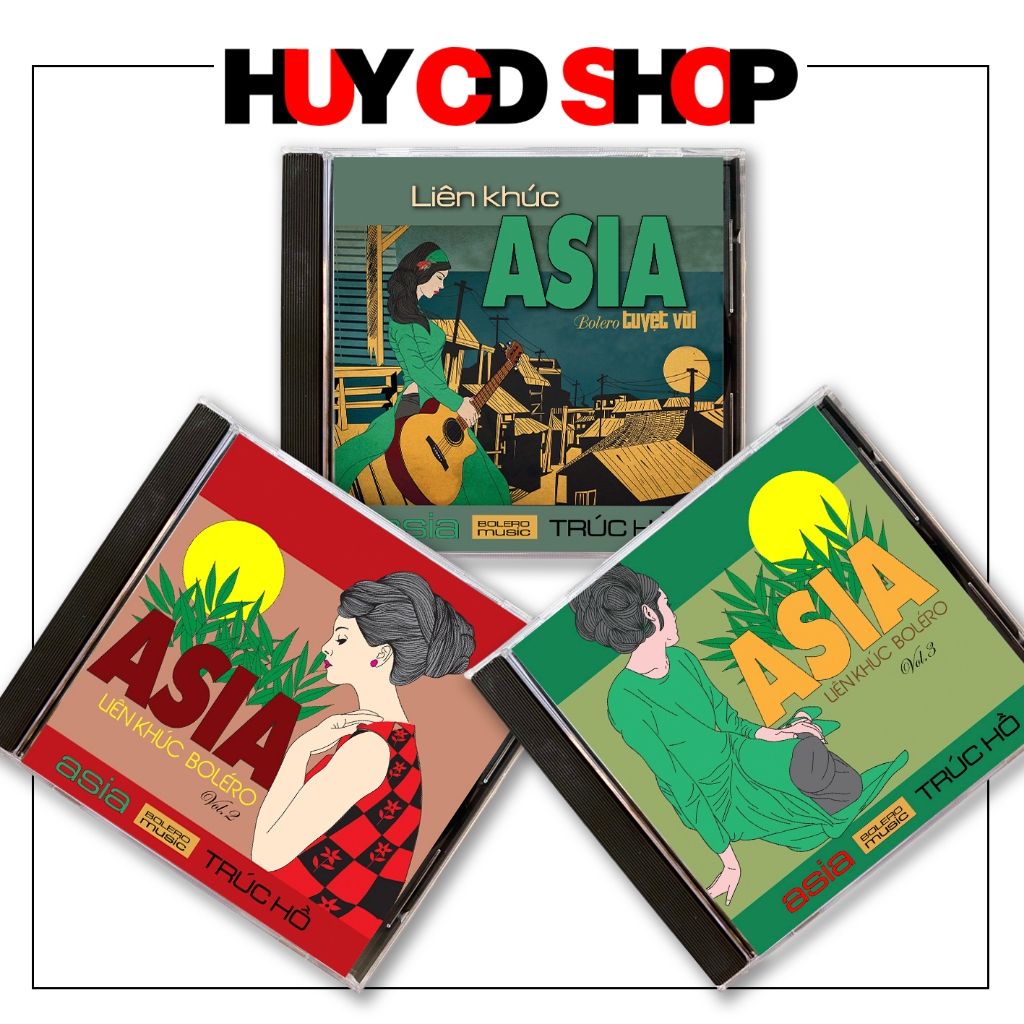 Đĩa CD Liên khúc Asia Bolero Tuyệt vời - Nhạc vàng trữ tình Bolero ...