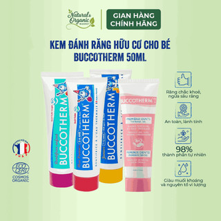 Kem Đánh Răng Hữu Cơ Trẻ Em Buccotherm 50ml Bảo Vệ Men Răng Và Nưới Nhạy Cảm - Natural Market
