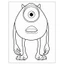 Tranh tô màu Monster Inc (Mực và giấy chính hãng - an toàn cho bé)