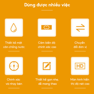 Cân điện tử nhà bếp mini Scale độ chính xác cao 0.1-5Kg 1g-5Kg