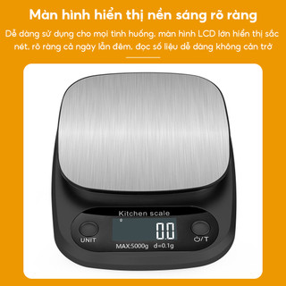 Cân điện tử nhà bếp mini Scale độ chính xác cao 0.1-5Kg 1g-5Kg
