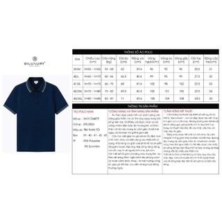 [T7_SALE 20%_HT] Áo Polo Tím Than Thiết Kế Basic 9APCT048TTT Biluxury Thoáng Mát Bền Màu