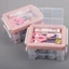 Bộ Hộp Kim Chỉ May Vá Đa Năng Gia Đình 2 Tầng – 12 Cuộn Chỉ Mini Nhiều Màu, Đầy Đủ Kim Kéo Thước Dây