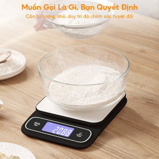 Cân tiểu ly điện tử CHỐNG NƯỚC, độ chính xác cao - 0.1g đến 5kg CÂN MINI THỰC PHẨM, GIA VỊ, THUỐC
