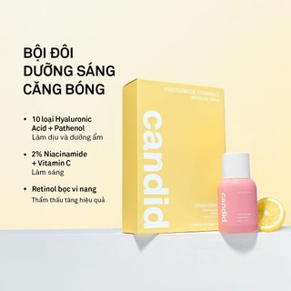 Mặt nạ Candid Water Gel Mask Hyaluronic B5/ Niacinamide Vitamin C Phục Hồi, Sáng Da 22g