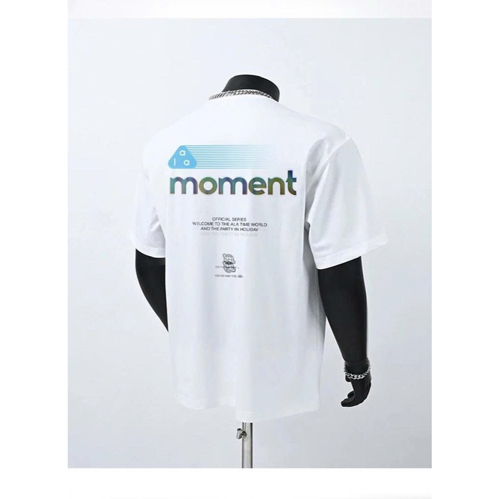 Áo thun Stee Cổ tròn Chữ PHẢN QUANG MOMENT Localbrand ICVCVNI Unisex Cotton