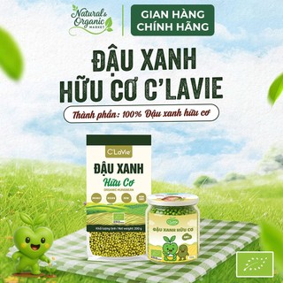 Đậu Nành Đen Xanh Lòng Hữu Cơ C'LaVie 100g Hỗ Trợ Tim Mạch, Điều Hòa Huyết Áp - Natural Market