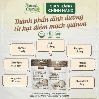 Hạt Diêm Mạch Quinoa Hữu Cơ C'LaVie 200g Tốt Cho Tiêu Hóa, Ổn Định Đường Huyết - Natural Market