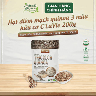 Hạt Diêm Mạch Quinoa Hữu Cơ C'LaVie 200g Tốt Cho Tiêu Hóa, Ổn Định Đường Huyết - Natural Market