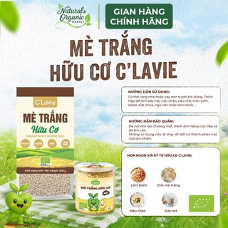 Mè trắng hữu cơ C'LaVie 200g - Natural Market