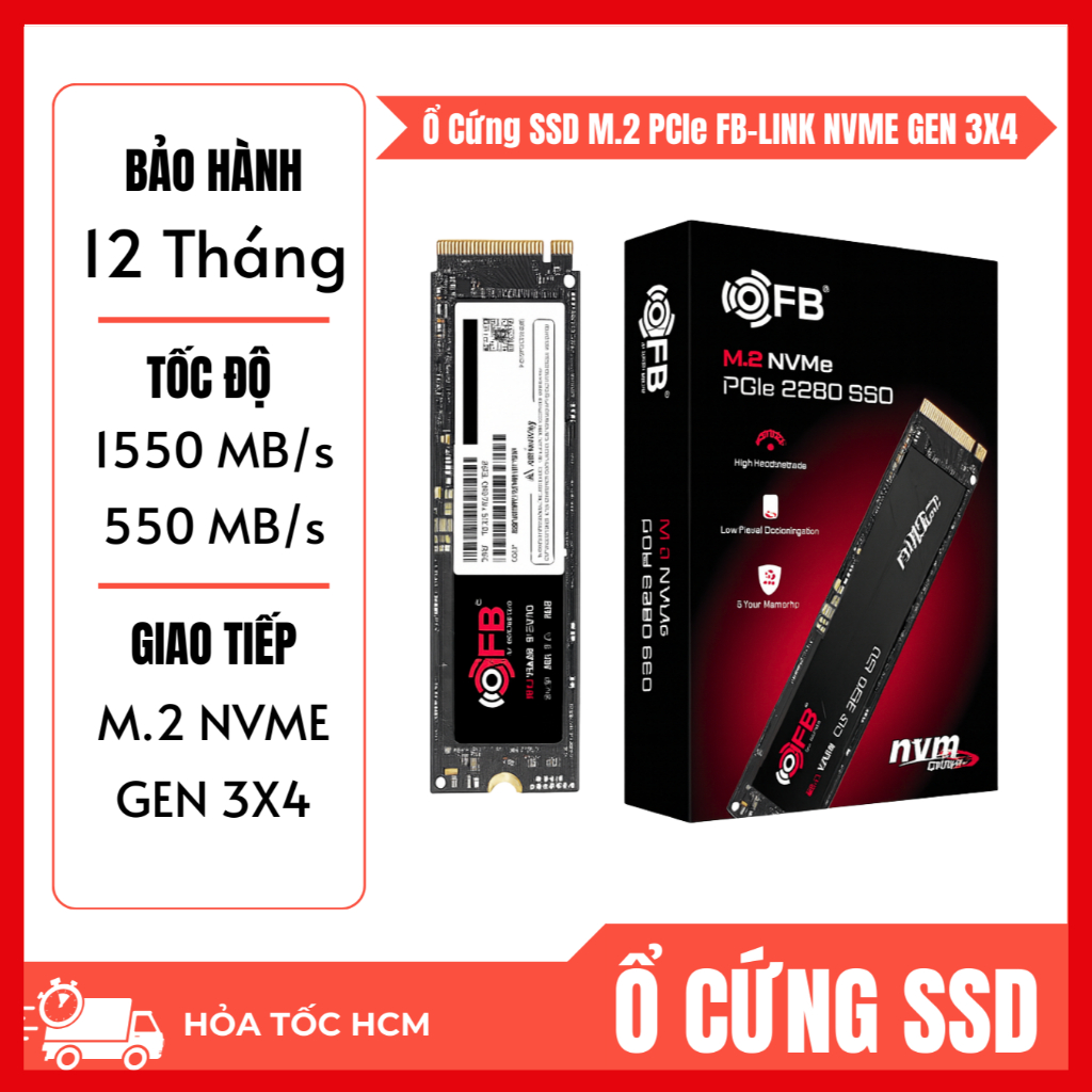 Ổ Cứng SSD M.2 PCIe 128GB FB-Link NVMe Gen3x4 – Tốc Độ Cao, Dùng Cho ...