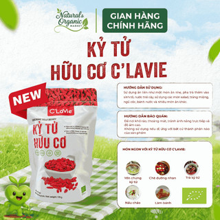 Kỷ Tử Hữu Cơ C'LaVie 170g Tăng Sức Đề Kháng, Làm Đẹp Da, Chống Lão Hóa - Natural Market
