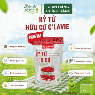 Kỷ Tử Hữu Cơ C'LaVie 170g Tăng Sức Đề Kháng, Làm Đẹp Da, Chống Lão Hóa - Natural Market