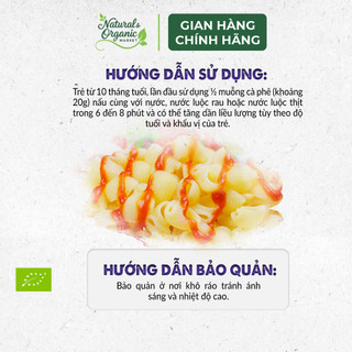 Mì Nui Ăn Dặm Hữu Cơ Cho Bé Bio Junior 200g – Dễ Ăn, Hình Dáng Ngộ Nghĩnh – Natural Market