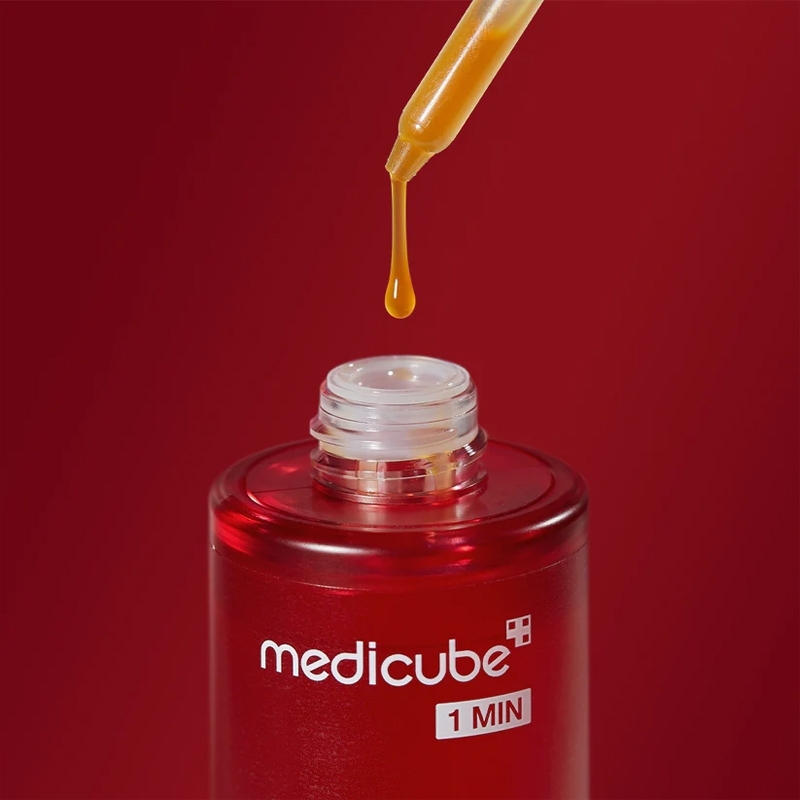 Serum/ Tinh Chất Giảm Mụn, Làm Sạch Da MEDICUBE, Red Succinic Acid Clarifying/ Red Acne Succinic Acid Peel 40ml
