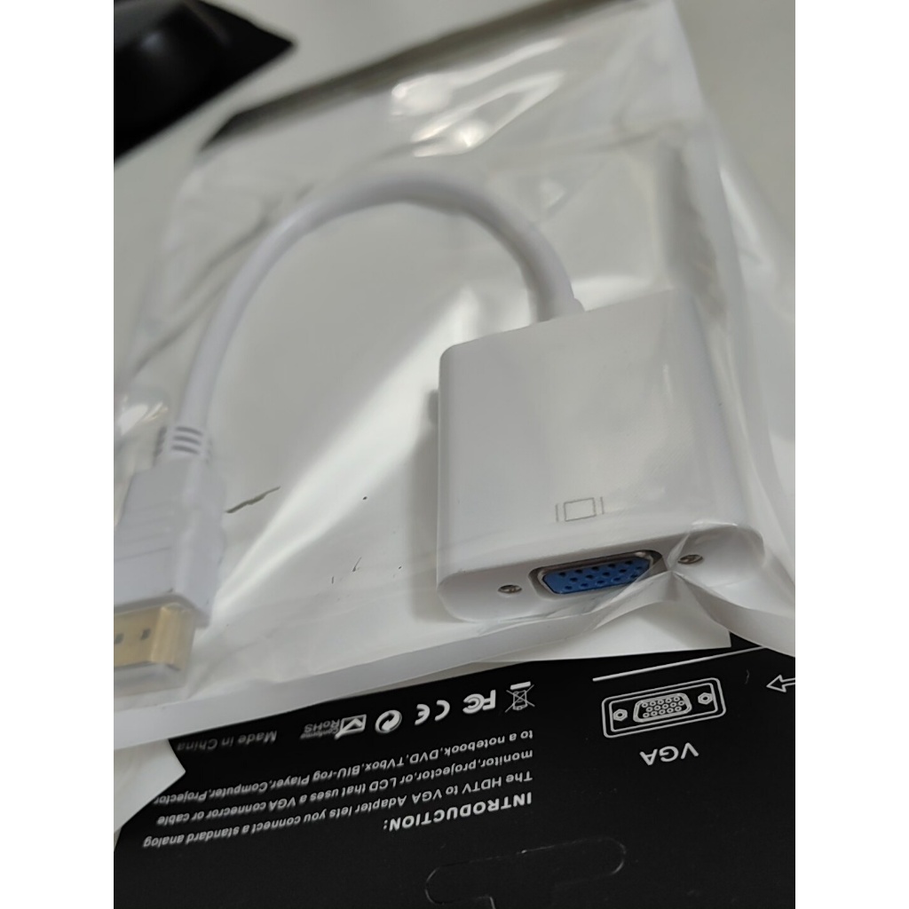Giắc Chuyển HDMI Sang VGA, Kết nối laptop / PC / TV Box / PS4 ra màn hình – máy chiếu VGA