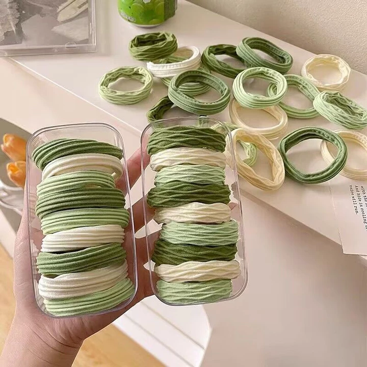 Combo 10 dây buộc tóc nhiều màu thời trang hàn quốc giá rẻ M129