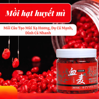 Mồi Câu Cá Huyết Mỳ Xạ Hương 1000 Hạt – Mồi Câu Cá Chép Trắm Ao Hồ Siêu Nhạy Không Cần Trộn