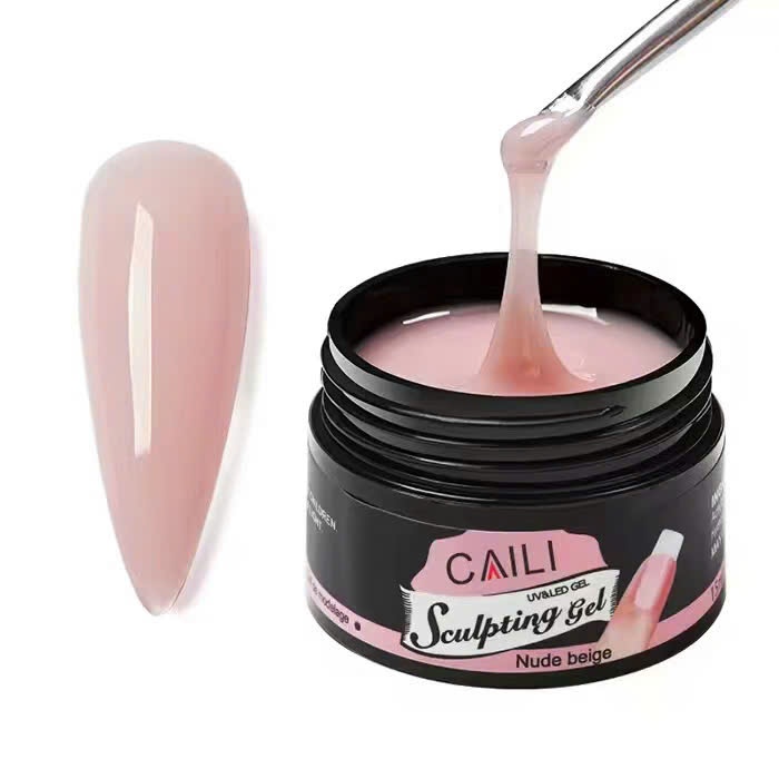 Gel nối dài móng tay Builder 56g lọ to 6 màu nhanh chóng thương hiệu Caili chính hãng