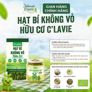 Hạt bí không vỏ hữu cơ C'LaVie 90g/200g - Natural Market