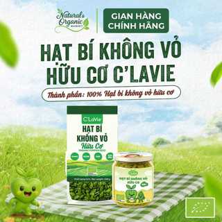 Hạt bí không vỏ hữu cơ C'LaVie 90g/200g - Natural Market