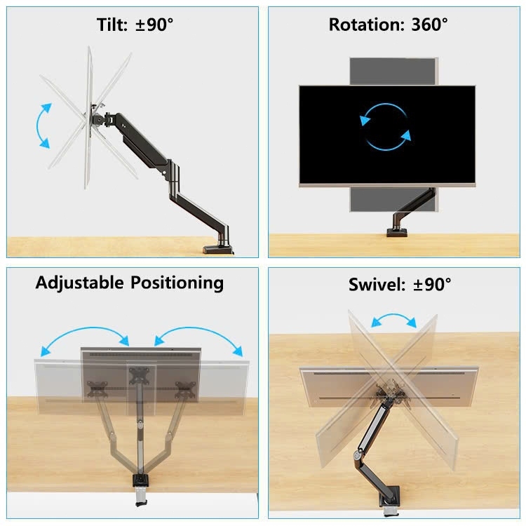 Giá Đỡ Màn Hình EXPOSE YZ-27 – Xoay 360° – Phù Hợp Màn Hình 17–34 Inch (2–10kg) | BigBuy360 - bigbuy360.vn
