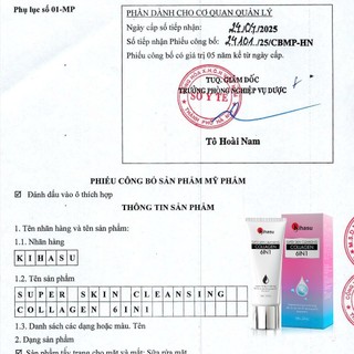 Sữa Rửa Mặt Cho Da Dầu, Nhiều Nhờn Kihasu Collagen 6in1 100g - Sạch Sâu Kiềm Dầu - Mịn Mềm Không Khô Da