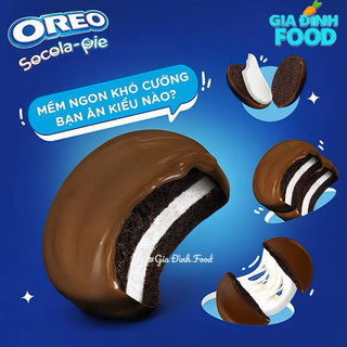 Bánh Oreo Socola-pie vị Dâu/Socola 336g mềm ngon