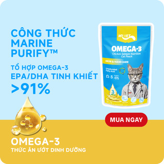 COMBO MIX 10 Pate Dinh Dưỡng MRVET Gói 70G Đủ Vị, Hỗ Trợ Tim Mạch, Tiêu Hóa, Hệ Miễn Dịch, Da Lông