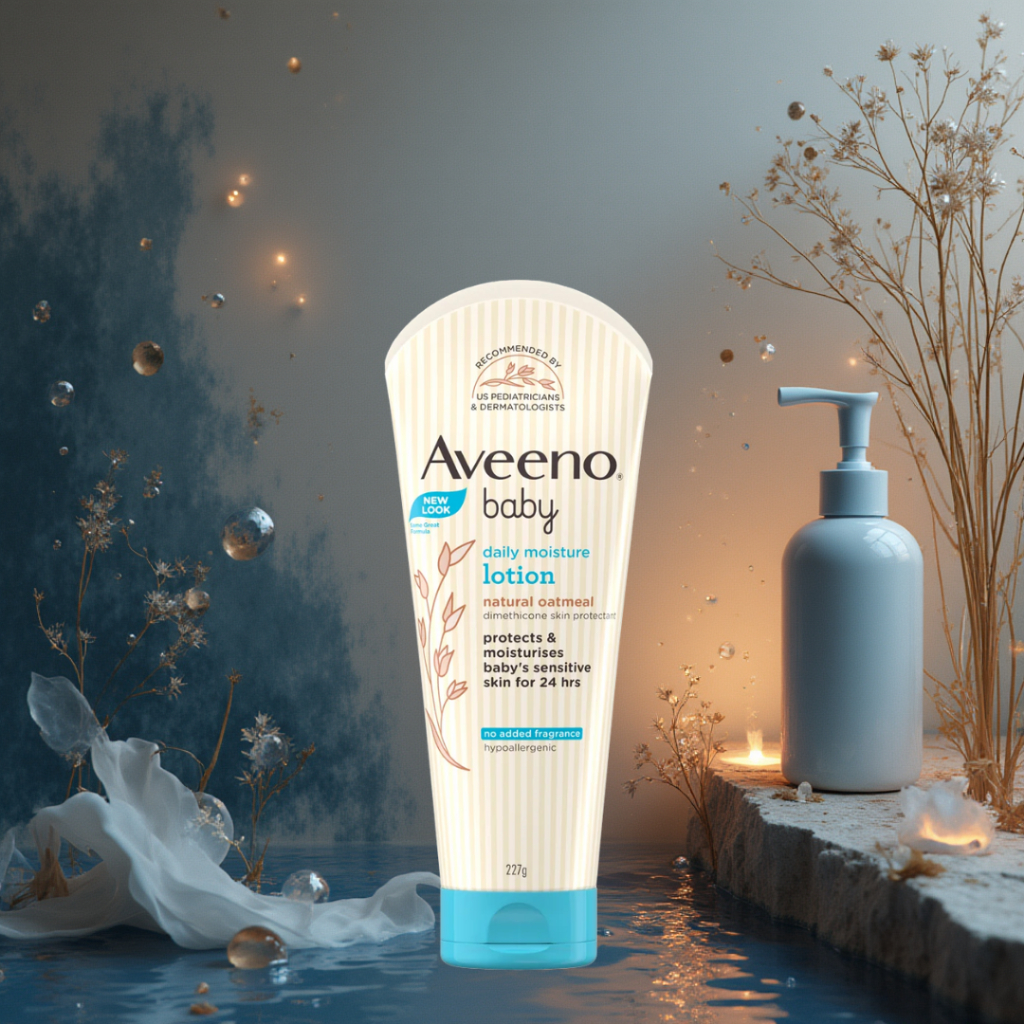 Sữa Dưỡng Thể Aveeno Baby 227g | Dưỡng Ẩm 24h | Không Hương Liệu, An toàn cho bé