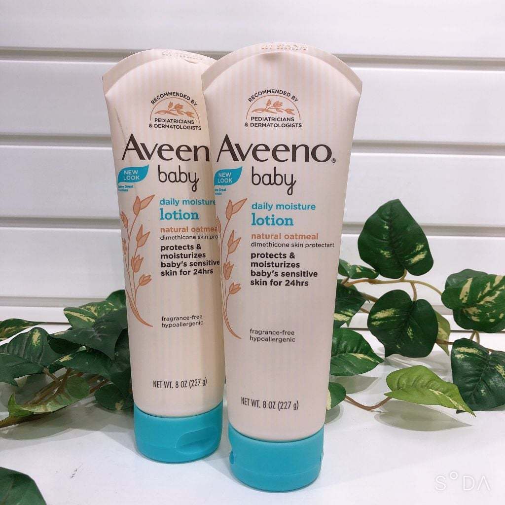 Sữa Dưỡng Thể Aveeno Baby 227g | Dưỡng Ẩm 24h | Không Hương Liệu, An toàn cho bé
