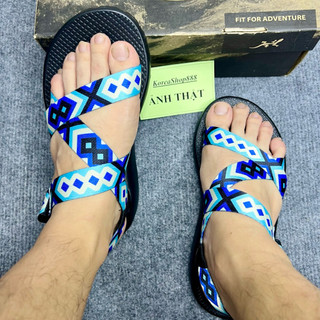 Giày Sandal Nam Chaco Dép Chaco Nam Quai Dù Lụa Mã D120