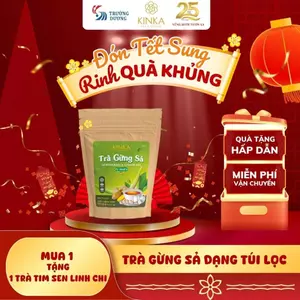 KINKA - Trà Gừng Sả túi lọc - 120g (2g x 60 túi)