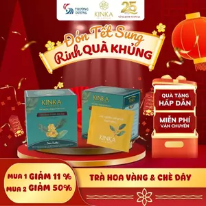 KINKA - Trà Hoa Vàng Gia Lai & Chè Dây - DAILY DETOX - Hộp 40g (20 gói x 2g)