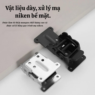 Bản Lề Gập Tự Khóa 0-90-180 Độ | Khớp Gập Chân Bàn, Bàn Gấp, Kệ Gấp, Giá Đỡ Gập Chịu Lực 49x53x71mm