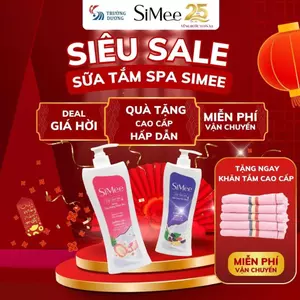 Sữa tắm spa SiMee hương Dứa Hồng – Dâu Tằm Yến Mạch | Dưỡng trắng – Dưỡng ẩm – Dịu da | Chai 1L