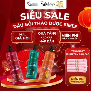 Dầu gội dưỡng tóc chắc khỏe Simee dung tích 200ml và 600ml - Dầu gội thảo dược giúp tóc mềm mại suôn mượt tự nhiên