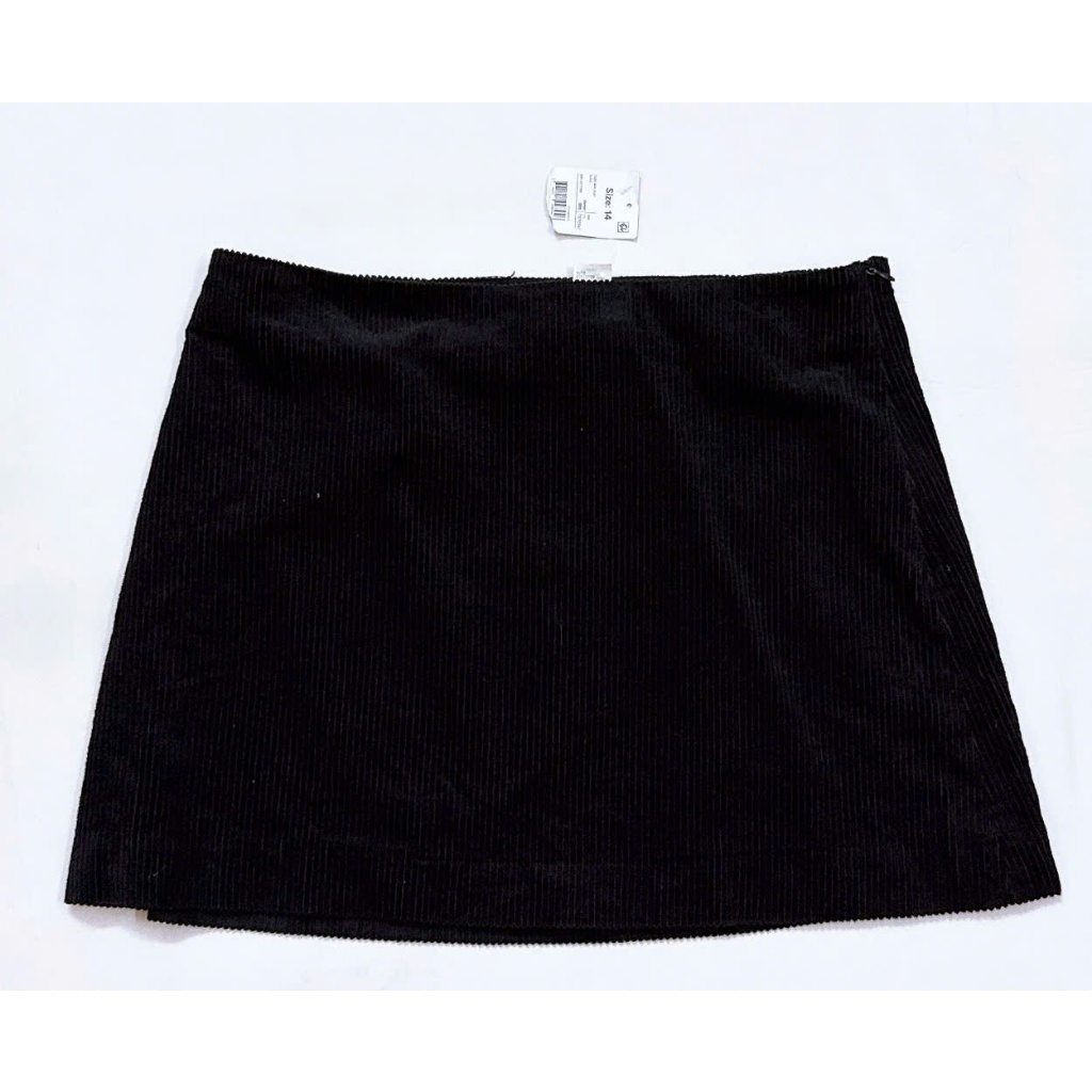 Chân váy nhung đen ngắn của Mỹ - Hàng mới nguyên tag thanh lý (Size 14)