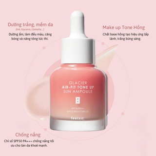Serum chống nắng Glacier Air Fit Tone Up Sun Ampoule 30ml