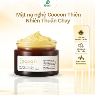 Mặt nạ nghệ Coocon Thiên Nhiên Thuần Chay Hỗ Trợ Đều Màu Giảm Thâm