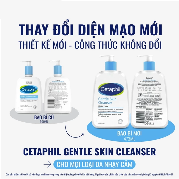 Facial Cleanser Cetaphil Gentle Skin – 473 ml – 3