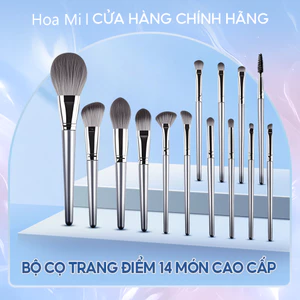 Bộ Cọ Trang Điểm 14 Cây Lông Mịn Mềm Mại Dễ Sử Dụng Đa Công Dụng Kèm