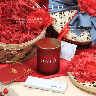 Set quà tặng Tết "Nguyệt Cát"-Oniõ,hương tinh dầu thiên nhiên,QTT-002