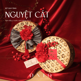 Set quà tặng Tết "Nguyệt Cát"-Oniõ,hương tinh dầu thiên nhiên,QTT-002