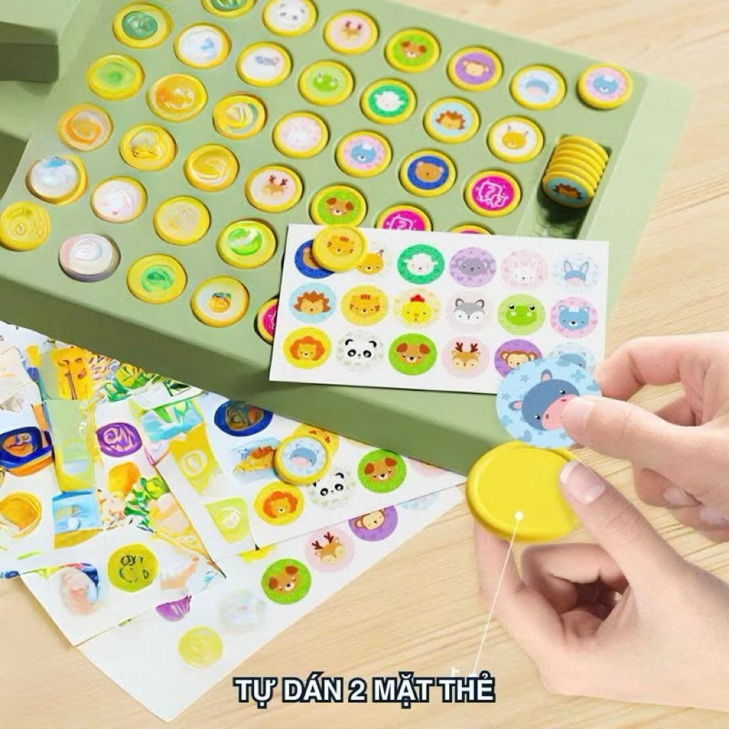 Cờ Lật Giáo Dục 2in1 Anbebe – Trò Chơi Trí Tuệ Tìm Cặp Hình Giống Nhau