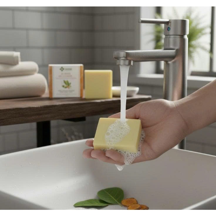 Xà bông Mù U Nghệ Singsong trọng lượng 160g