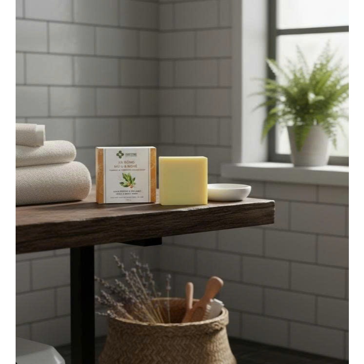 Xà bông Mù U Nghệ Singsong trọng lượng 160g
